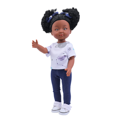 12 pollici Bambola Nera Abbigliamento Bambola Africano Realistic regalo Bambole Nere Bambini Per Bambini Bambini Americani
