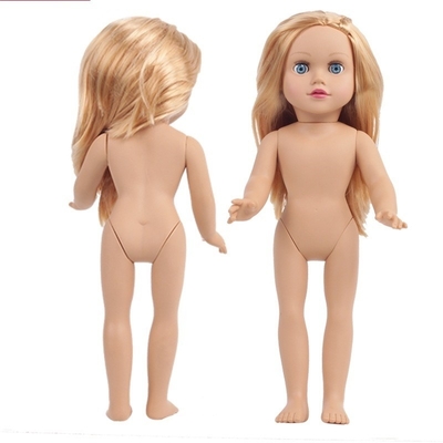Costumi personalizzati Abiti 18 pollici Bambola afroamericana 45 cm Bambola per ragazze Pelle bianca marrone
