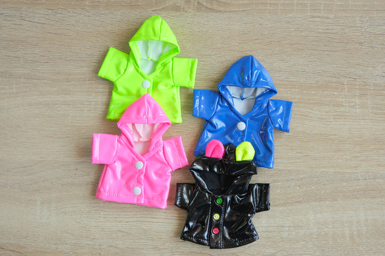Abbigliamento per bambole personalizzato Casual Oem rimovibile con chiusura a cerniera
