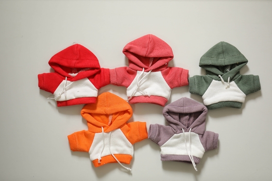 Abbigliamento per orsi di peluche in stile casual Servizio OEM Abbigliamento per mini bambole