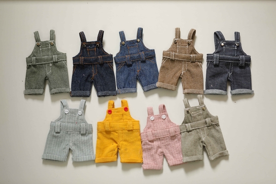 Personalizzazione giocattolo di pelliccia orso jeans trench cappotto jeans cambio giocattoli per bambini