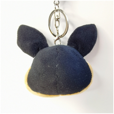 Cute Cotton Custom Plush Doll Dog Keychain Per la decorazione della borsa