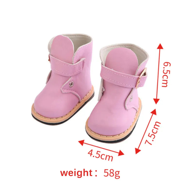 Accessori per bambole 18 pollici Scarpe da bambole per bambine americane Stivali da 45 cm Vestiti invernali Stivali da bambole