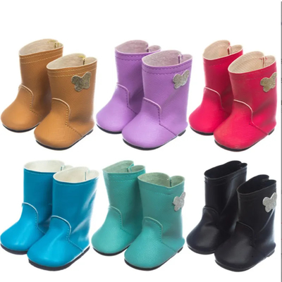 Accessori per bambole 18 pollici Scarpe da bambole per bambine americane Stivali da 45 cm Vestiti invernali Stivali da bambole