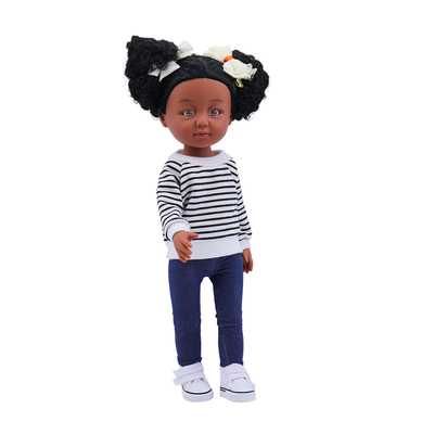 Bambola nera da 12 pollici Vestiti da bambola africana realistici Bambole nero regalo per bambini