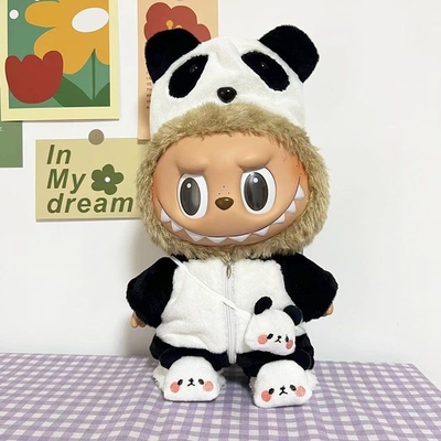 Nee Design Labubu Poppina Stoffa Maglione Stoffa giocattolo Colorato Abito Set Labubu Abito cartone animato