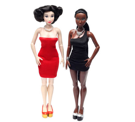 Basso MOQ disegno originale personalizzazione 30cm abiti da bambola di moda per bambole